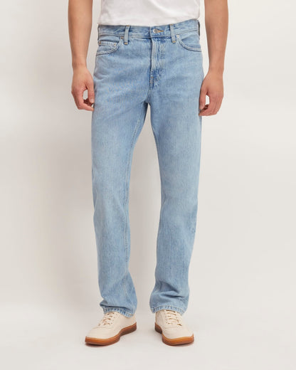The Authentic Straight Jean | Sun Faded Blue